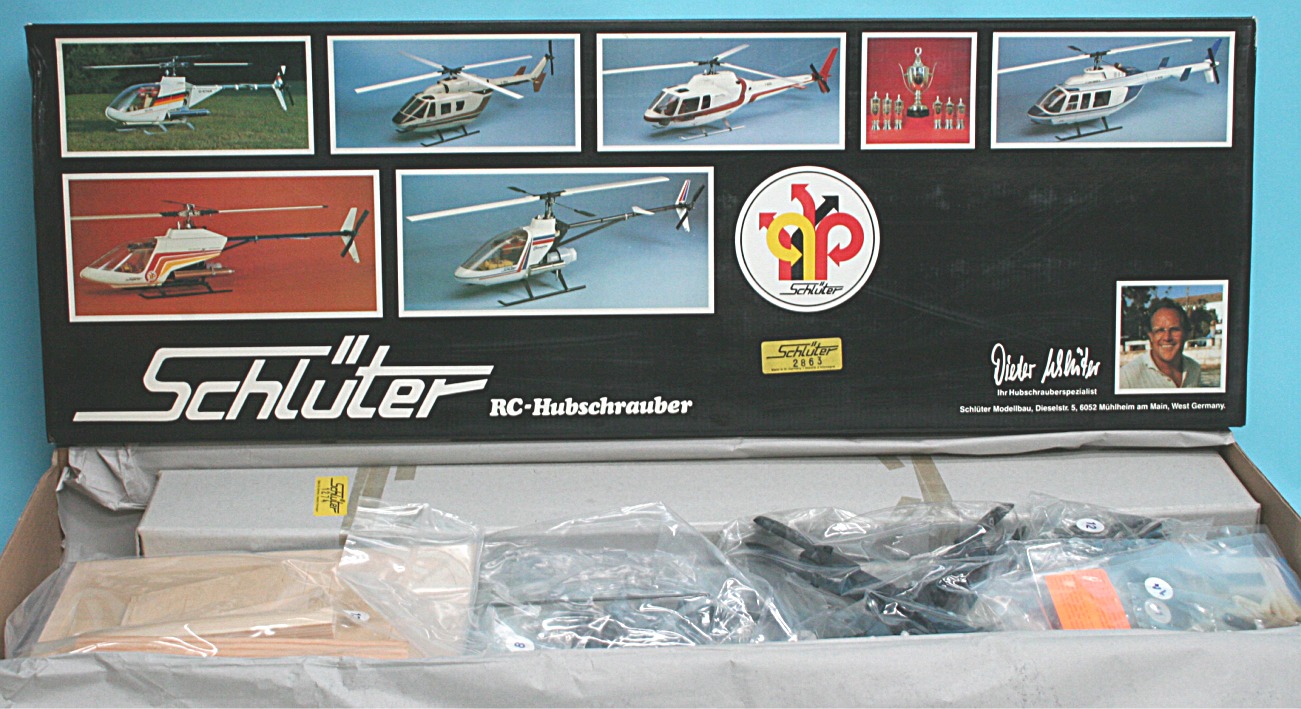 Vintage RC Helicopters Schluter Champion